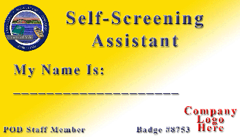 Sample Screener Badge